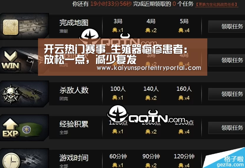 开云热门赛事_生殖器疱疹患者:放松一点,减少复发(图2) KAIYUN体育